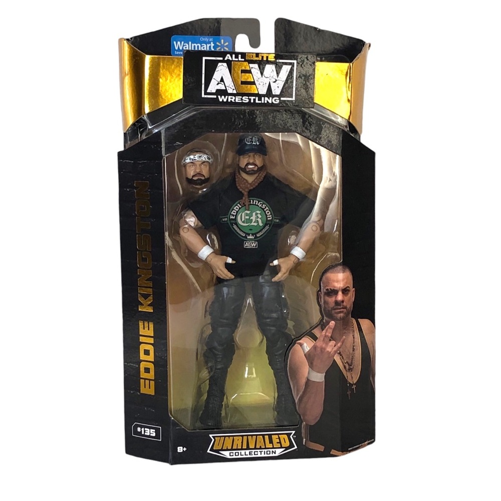 Jazwares - AEW Unrivaled Collection #135 Eddie Kingston Figure Walmart Exclusive